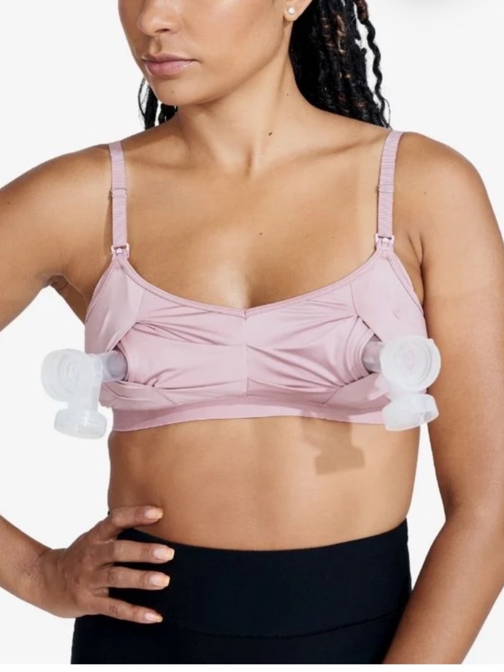 Bodily The Do Anything Bra Dusk Size L Nursing Pumping Bra